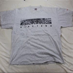 Vintage Nike Gray Tag Nike Town Portland T-Shirt